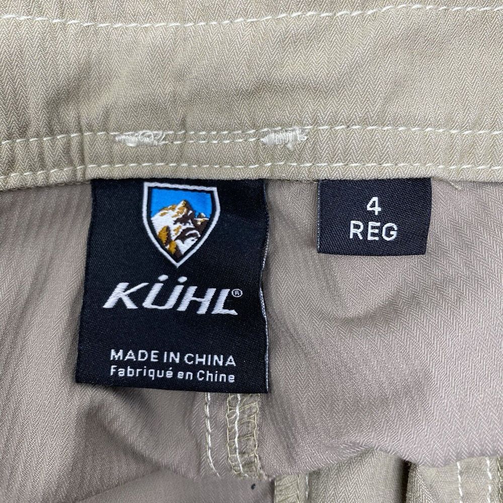 Kuhl Women's 4 Beige‎ Stretch Low Rise Casual Outdoor Hiking Straight Leg Pants - Picture 4 of 5